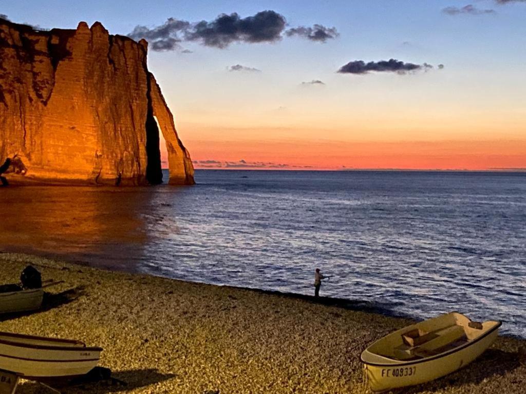 Sea View 2 Room Apartment 50M2 Étretat Exteriér fotografie