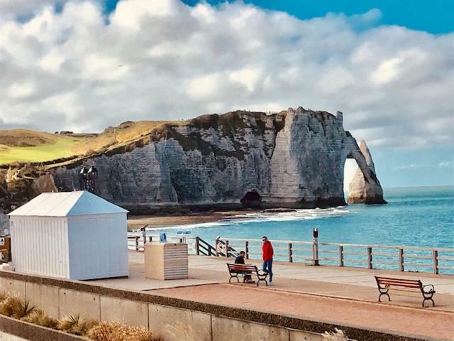 Sea View 2 Room Apartment 50M2 Étretat Exteriér fotografie